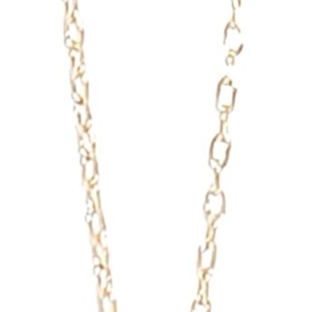 Gold Initial Mini Pendant Necklace Women's Jewelry Cable Chain